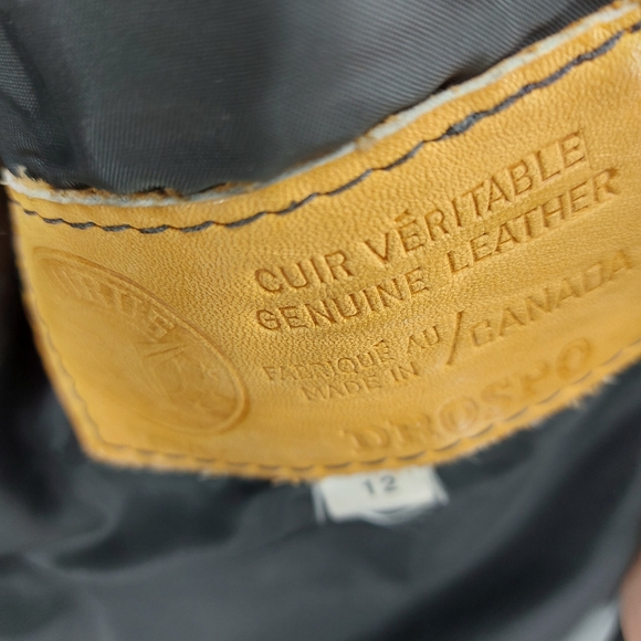 Taurus by Drospo Brown Leather Moto Jacket and Pants Size 12 - Picture 3 of 9